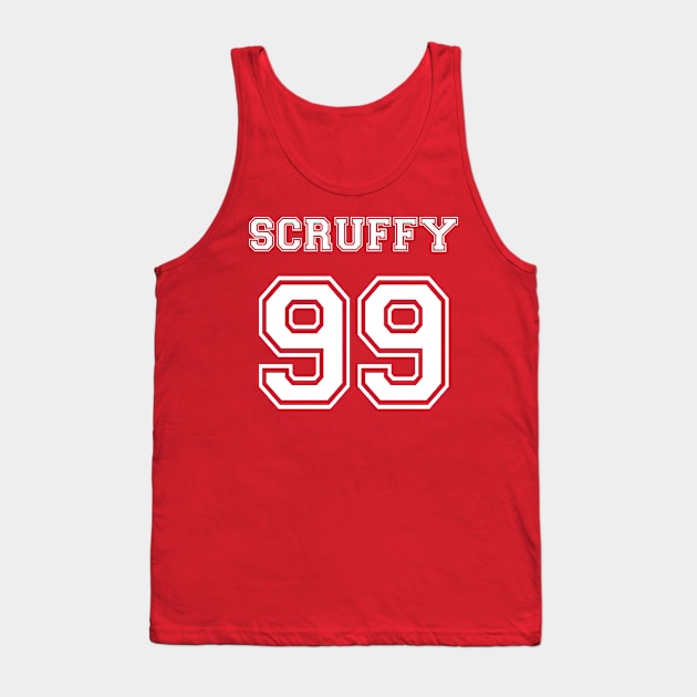 Jersey - Scruffy #99 Tank Top by ScruffyTees